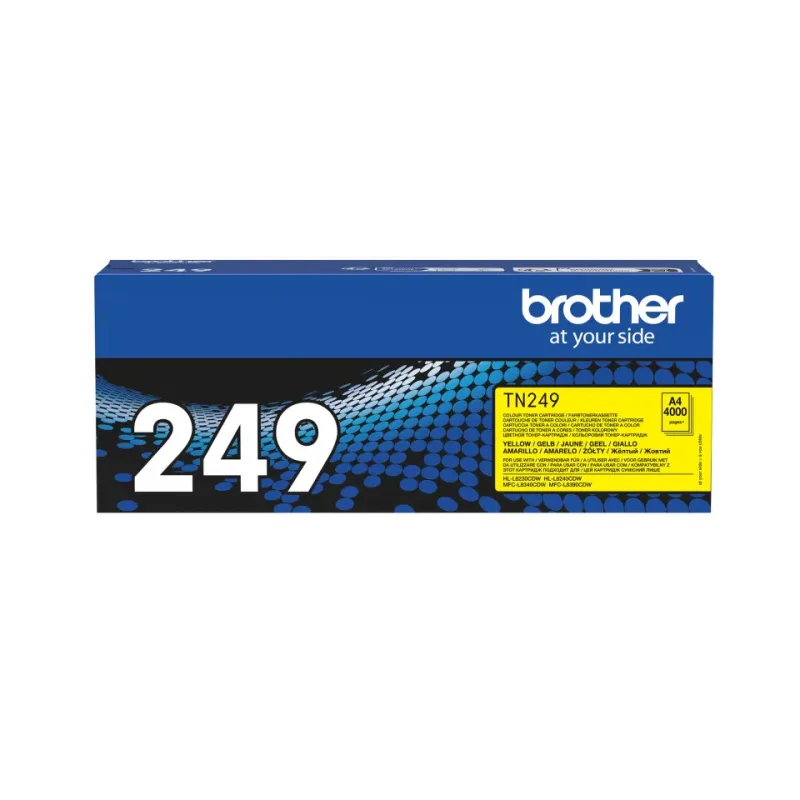 Brother TN-249Y Yellow (4000 str.) TN249Y