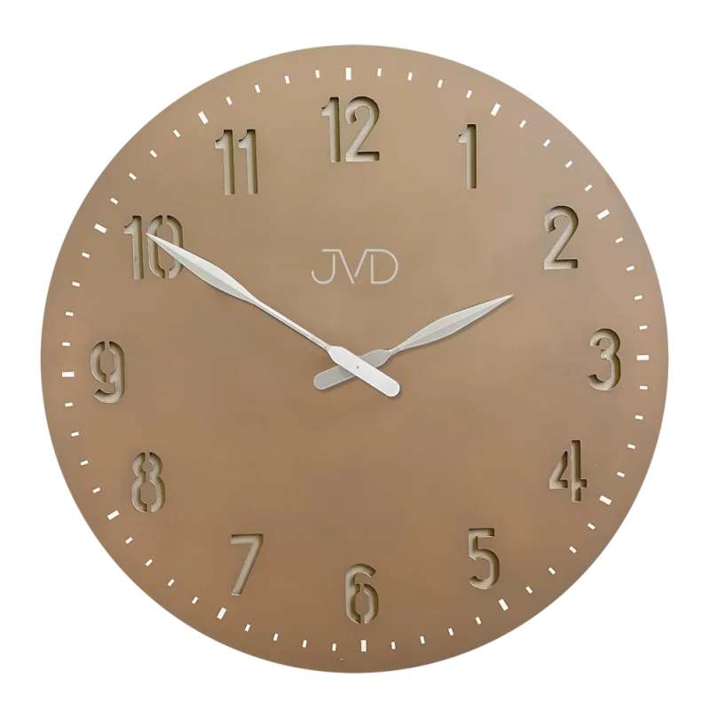 JVD Krémové designové nástěnné hodiny JVD HC39.2