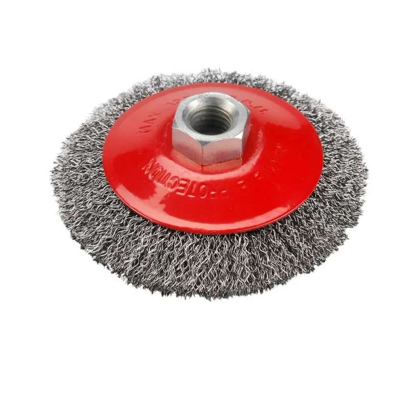 Kartáč miskový M14 vlnitý, Ø100mm, EXTOL CRAFT