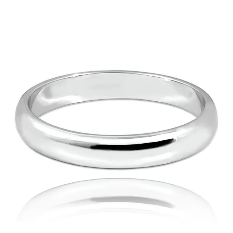 MINET+ Stříbrný snubní prsten 4 mm - vel. 60 JMAN0447SR60