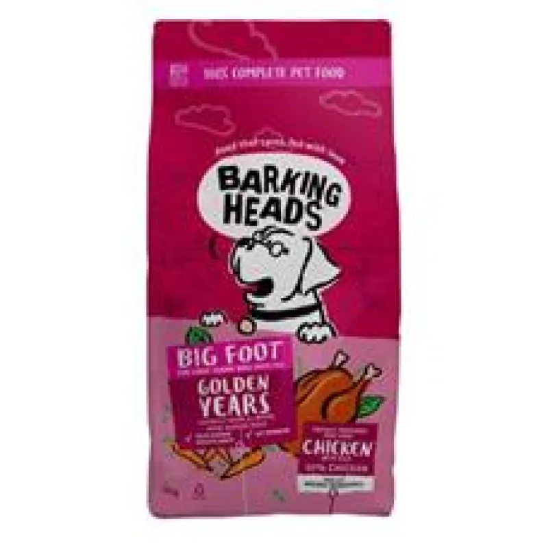 BARKING HEADS Big Foot Golden Years Chicken 12 kg