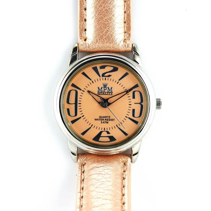 MPm Klasické dámské hodinky s barevným řemínkem W02M.10631.H