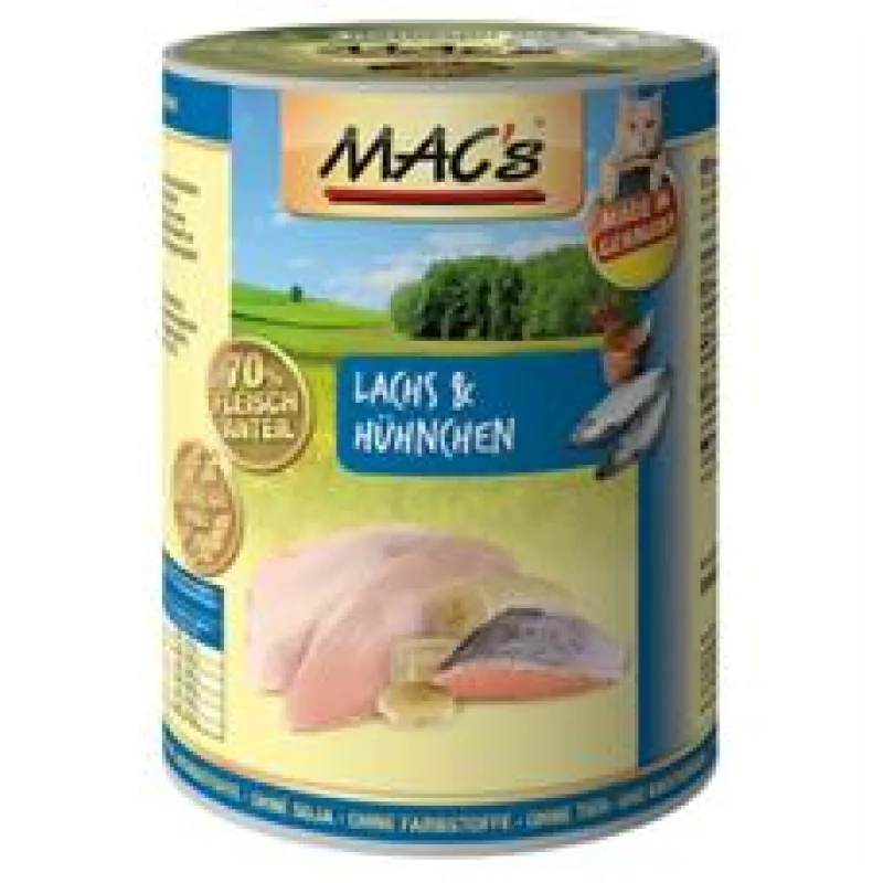 Konz. MACs Cat LOSOS a KUŘE 400 g