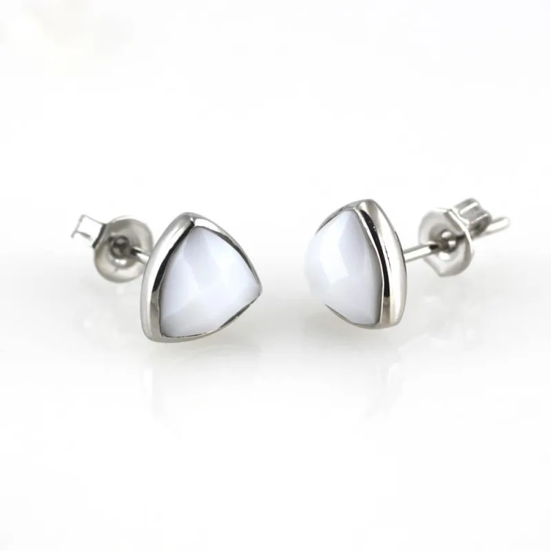 MPM Ocelové náušnice z chirurgické oceli Earrings 7477 - Silver