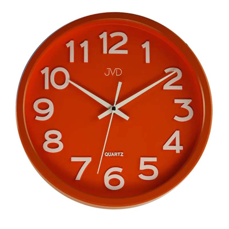 Hodiny JVD červené HX2413.5