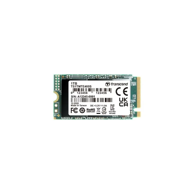 TRANSCEND SSD 400S 512GB, M.2 2242, PCIe Gen3x4, NVMe, 3D TLC, bez…