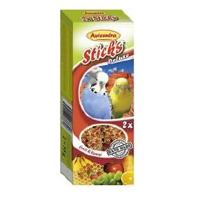 Avicentra tyčinky andulka - ovoce+med 2 ks