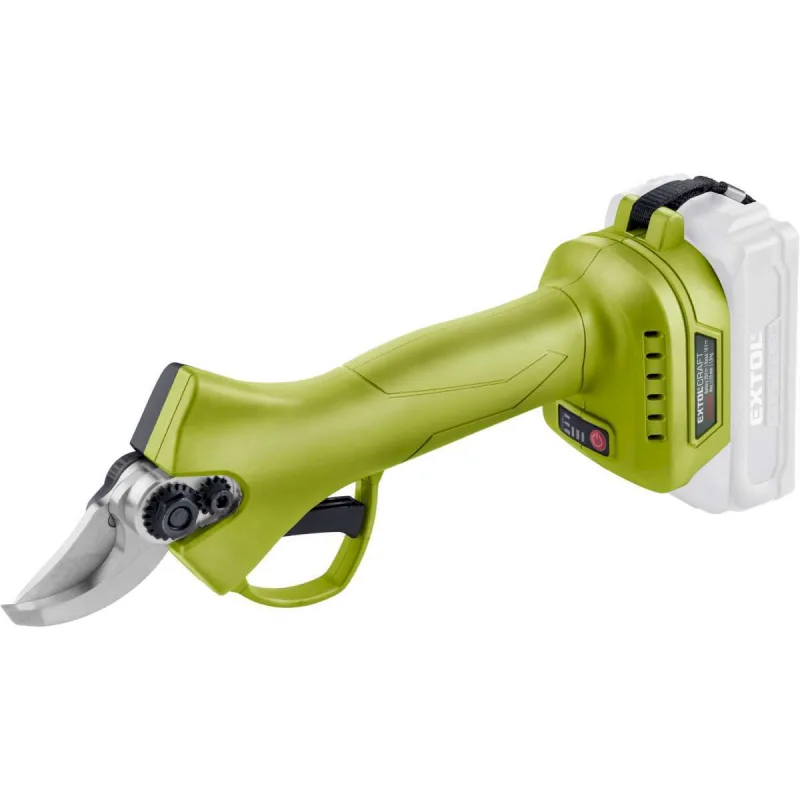 Nožnice na konáre akumulátorová bezuhlíkové, 20V, bez aku a nabijačky, max. 25mm, EXTOL CRAFT