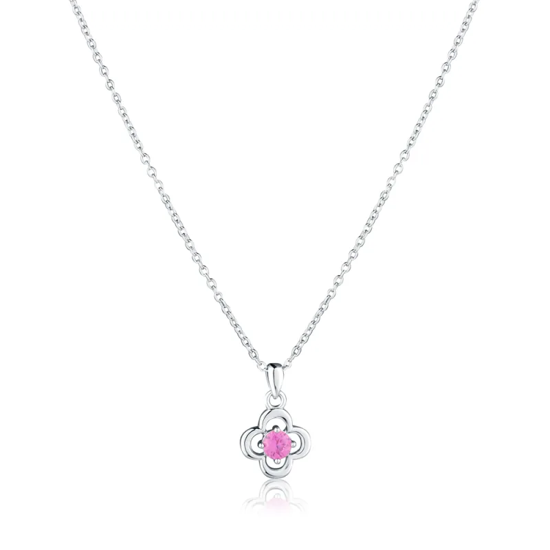 JVD Dámský stříbrný náhrdelník se zirkony SVLN0664SH8R100