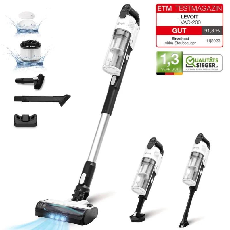 Levoit LVAC-200 4v1 Aku Turbo Cyclone bílý LSV-V201-WEU