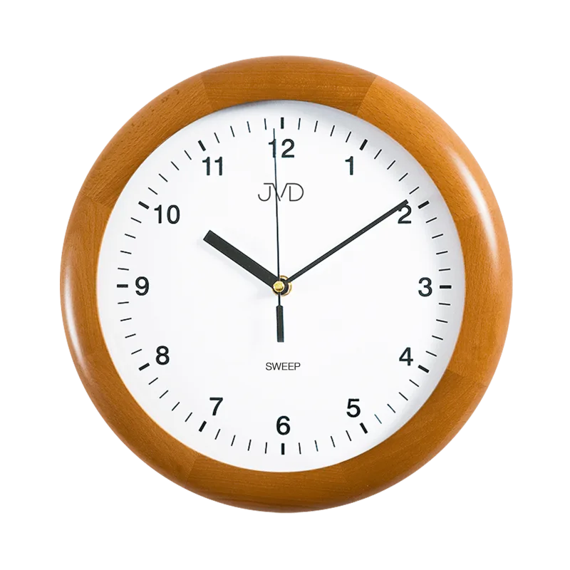 JVD Medové dřevěné nástěnné hodiny JVD NS2341/41
