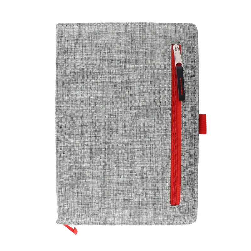 Linkovaný blok A5 s přední kapsou na zip a poutkem Cotillon - A G01.4124.20