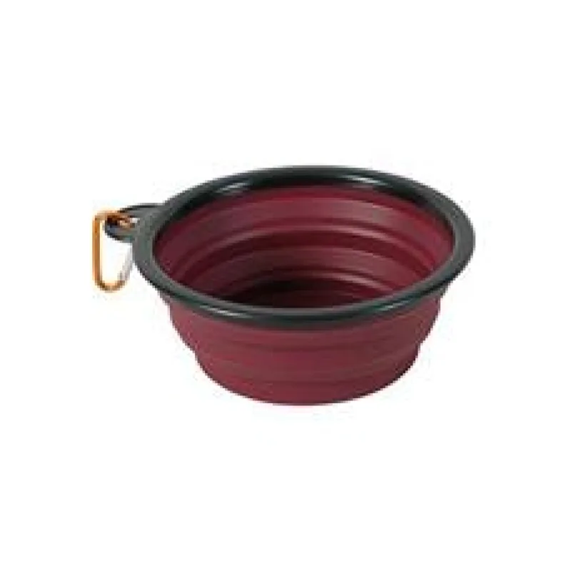 Miska skládací BIVOUAK 1 L silikon 1 L červená