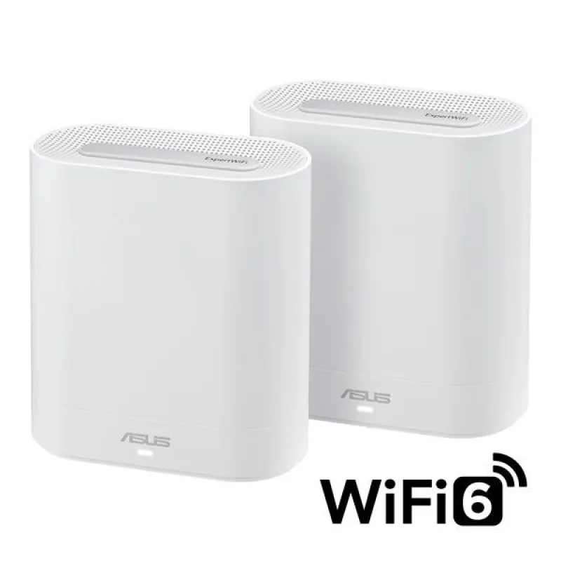 ASUS ExpertWiFi EBM68 AX7800 Tri-band Mesh WiFi 6 System (2-pack)…