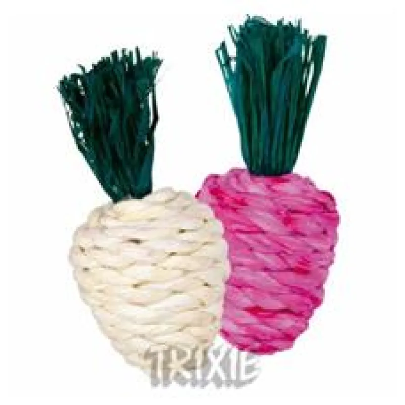 Sisalová ředkvička bílá a červená 8 cm (2 ks) 1 bal