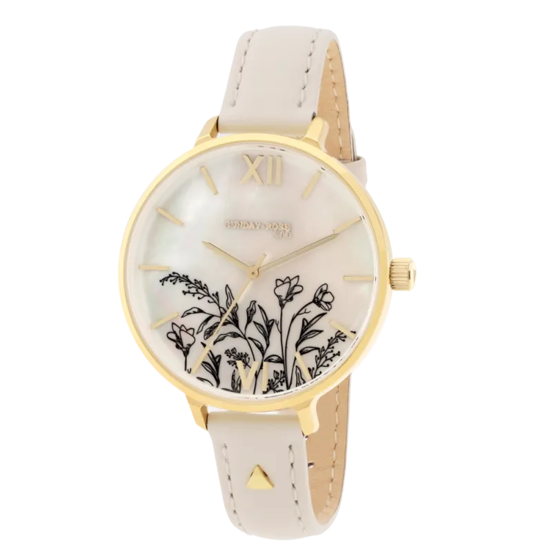 SUNDAY ROSE Dámské luxusní designové hodinky SUNDAY ROSE Fall SUN-S30