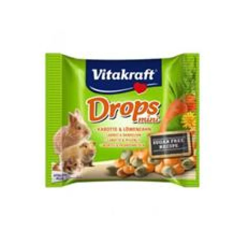 Vitakraft Rodent all poch. Carotties mini Drops 40g
