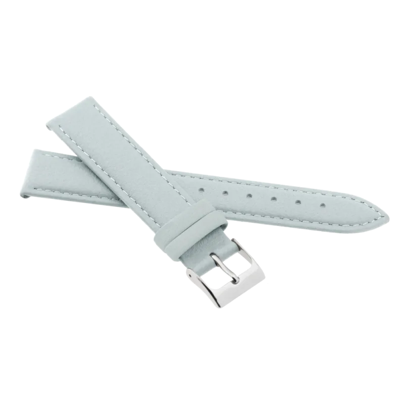 JVD Kožený unisex bílý řemínek na hodinky R41406/14