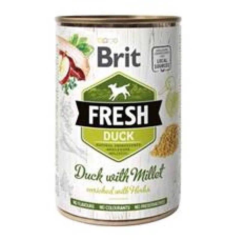 Brit Dog Fresh konz Duck with Millet 400 g