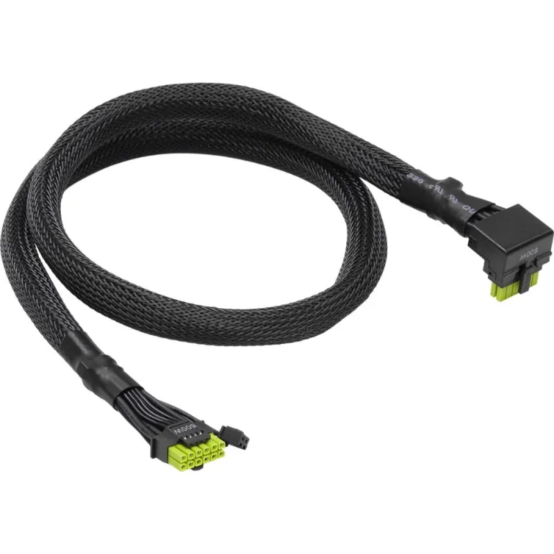 ASROCK Kabel 12VHPWR, 90°, 700mm, černá CB-12V2X6L600W