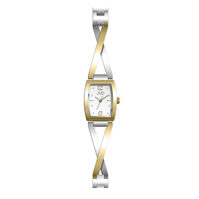 JVD Dámské zlacené ocelové elegantní hodinky JVD J4205.2