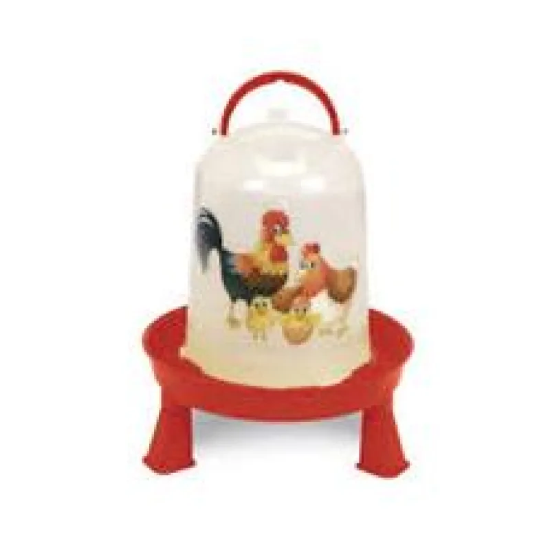 Napáječka pro drůbež s nožičkami (edice šťastné slepice) 3l