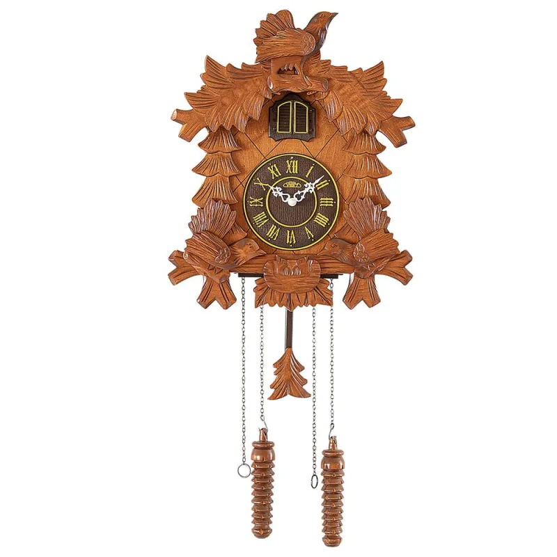 PRIM Dřevěné nástěnné kukačky VI - hnědé E07P.4594.50