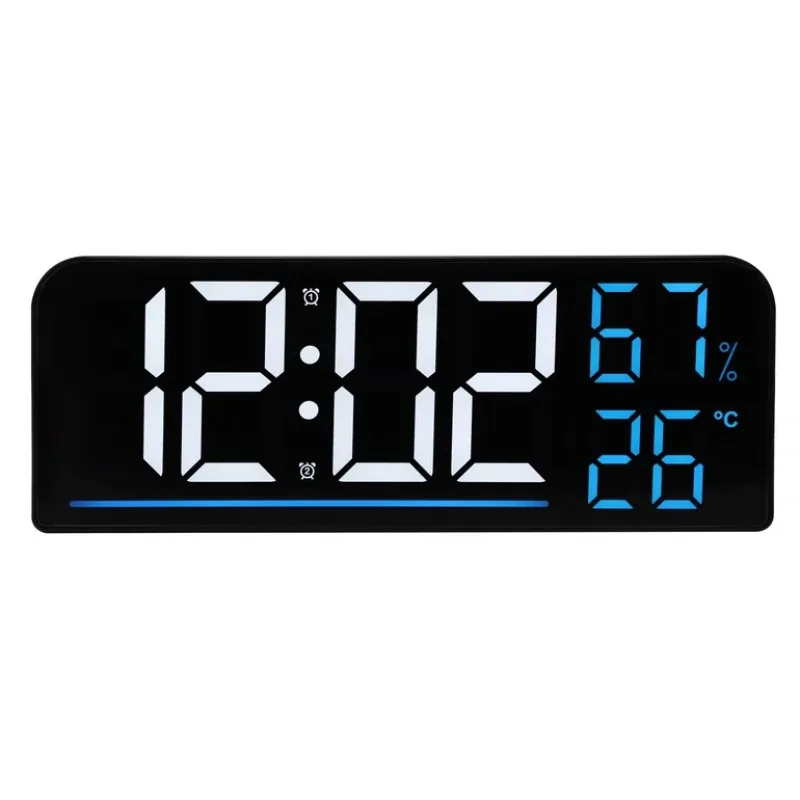 JVD Digitální budík do sítě s bílými a modrými číslicemi JVD SB8027.1