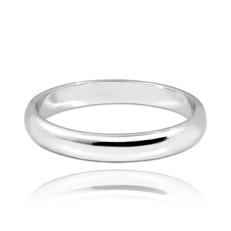 MINET+ Stříbrný snubní prsten 3.5 mm - vel. 58 JMAN0448SR58