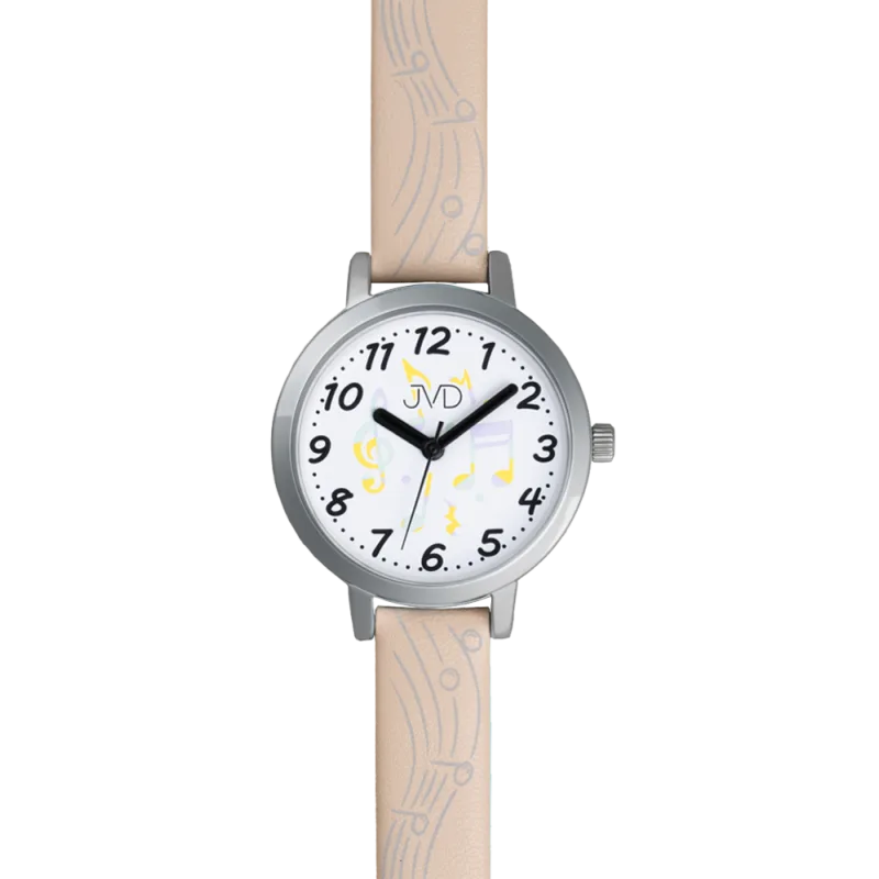 JVD Dětské dívčí hudební hodinky s notami JVD J7222.3