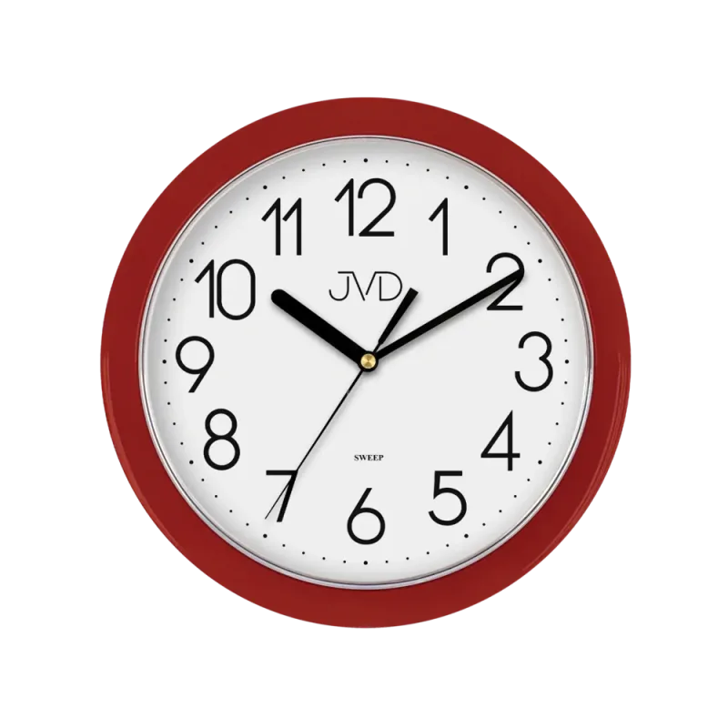 JVD Nástěnné fialové hodiny JVD HP612.10