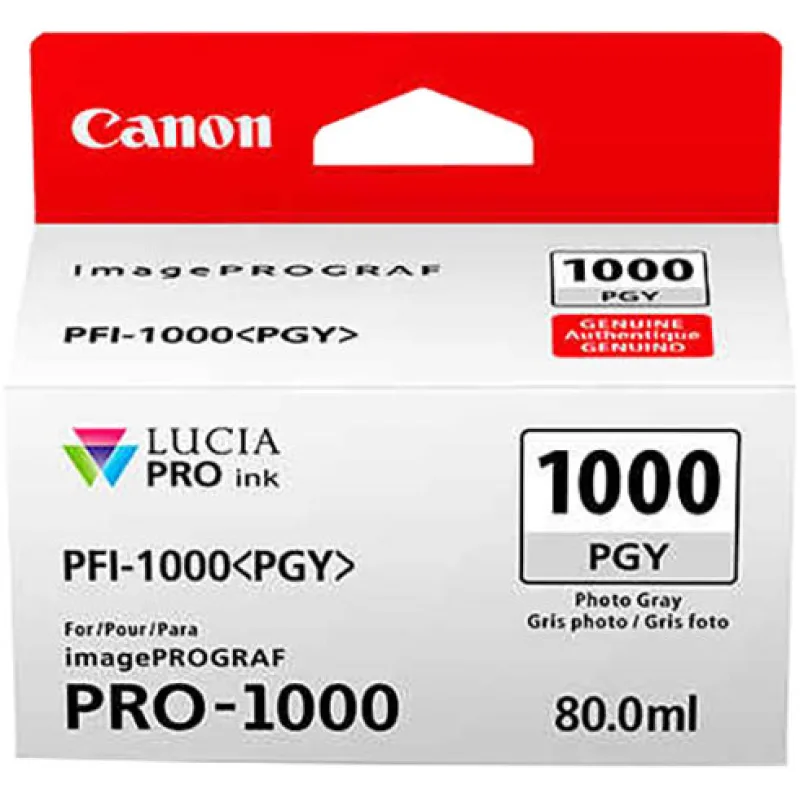 Canon PFI-1000 PGY, photo sivý 0553C001