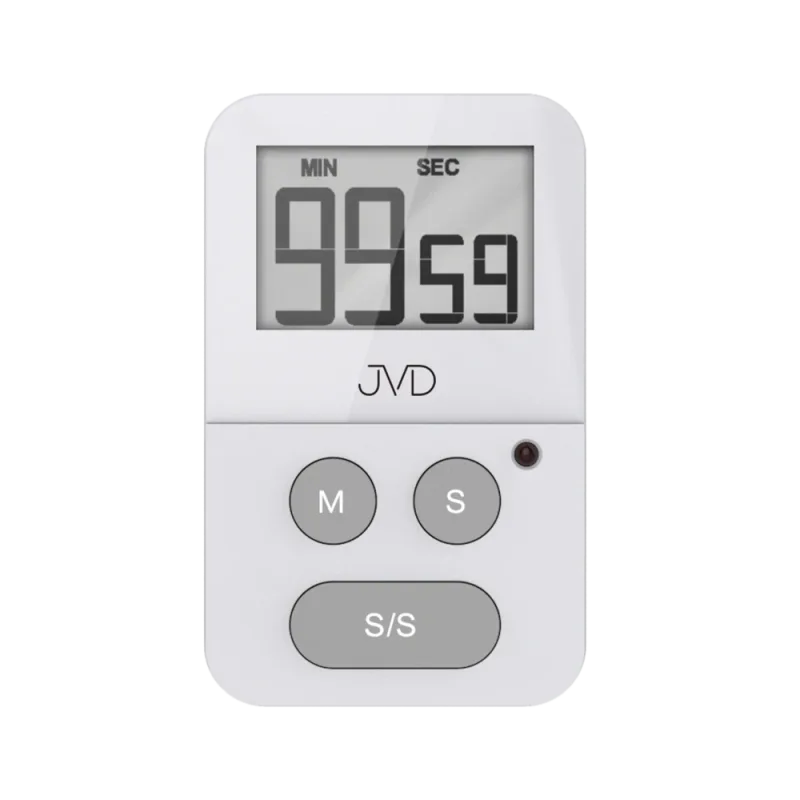 JVD Bílá digitální kuchyňská minutka JVD DM269.1 