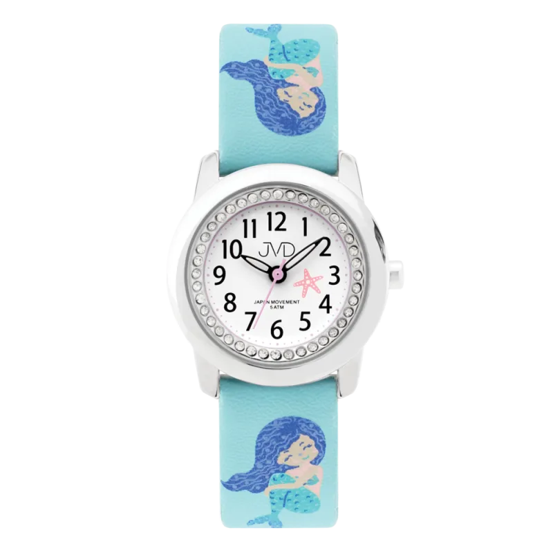 JVD dětské náramkové hodinky s mořskou pannou JVD J7210.2