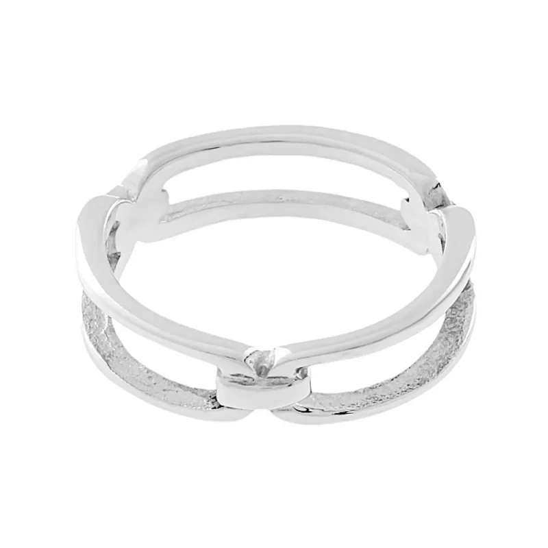 Nerezový prsten 5389 (velikost 53) - stříbrné barvy