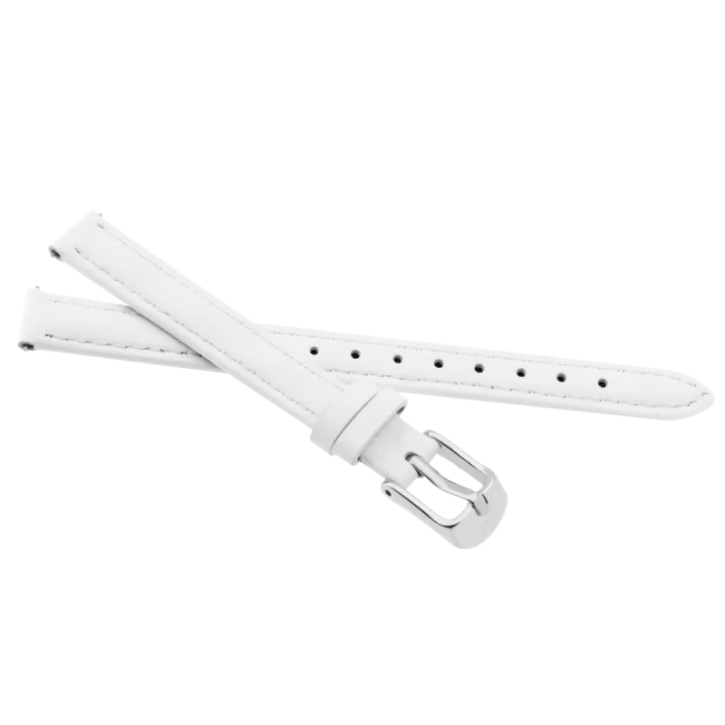 JVD Dámský bílý kožený řemínek na hodinky JVD RJ-TS5S