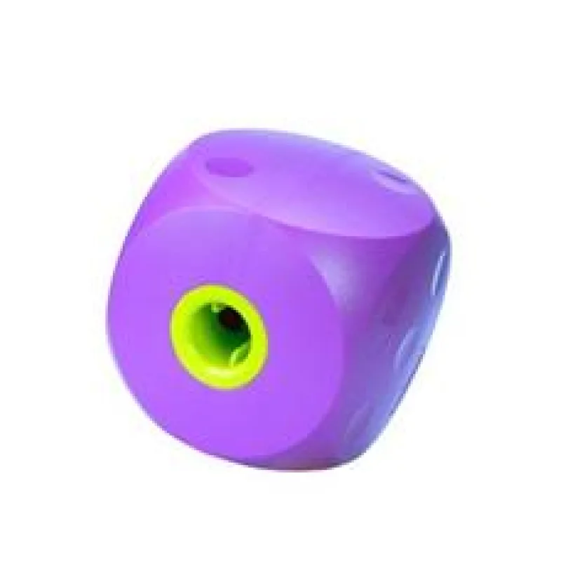 Hračka pes BUSTER Food Cube fialová L - 12cm