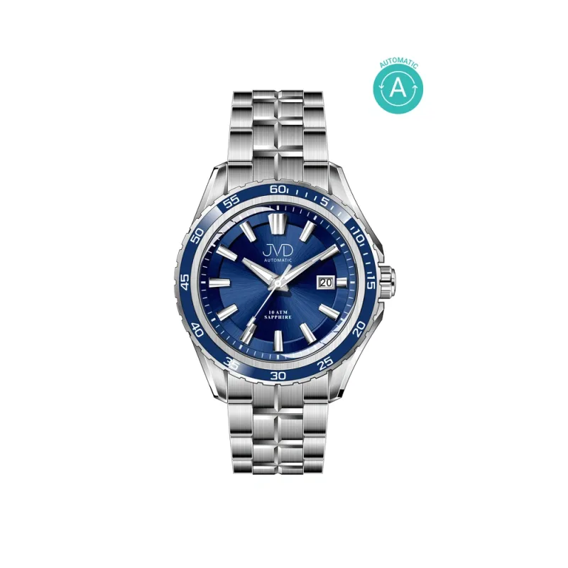 JVD Pánské ocelové vodotěsné ocelové hodinky AUTOMATY JVD JE1013.4