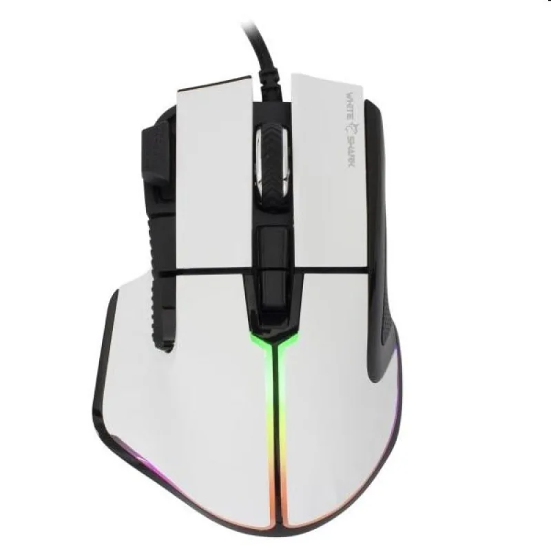 White Shark Gaming mouse MARROK, 12000 dpi, white MARROK-W