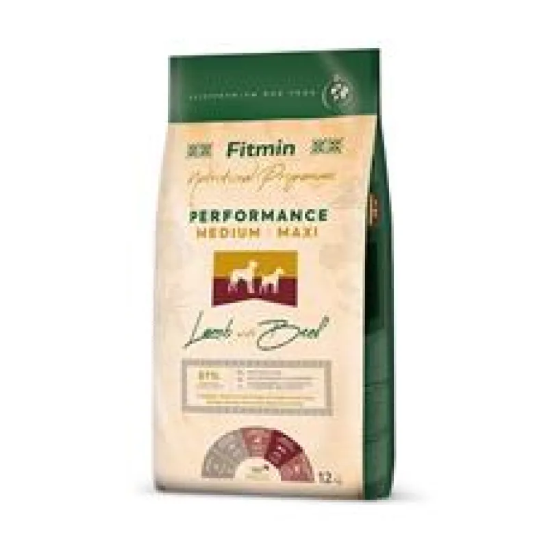 Fitmin Medium Maxi Performance Lamb with Beef 12 kg