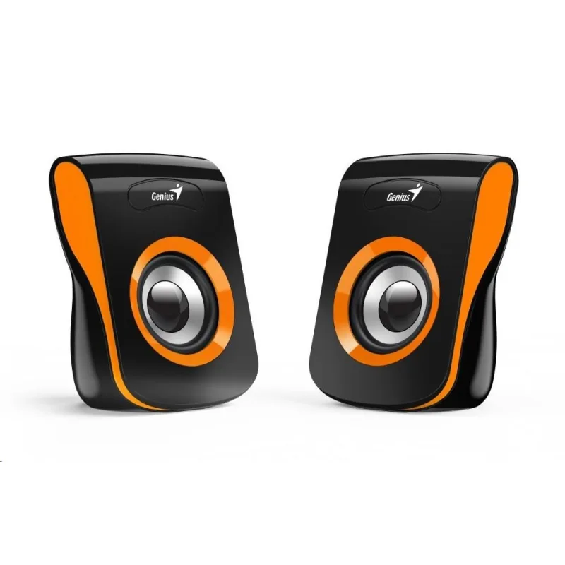 Reproduktory GENIUS SP-Q180 Orange, 2.0, 6 W, napájanie USB, 3, 5"…