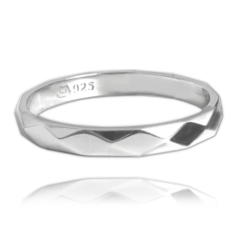 MINET+ Minimalistický snubní stříbrný prsten vel. 66 JMAN0330SR66