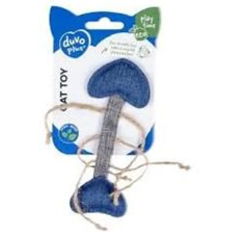 Hračka cat Eco Navy rybí kost 14,5cm Duvo+ 1 ks