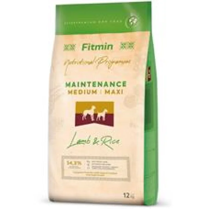 Fitmin dog medium maxi lamb&rice 7x 12 kg