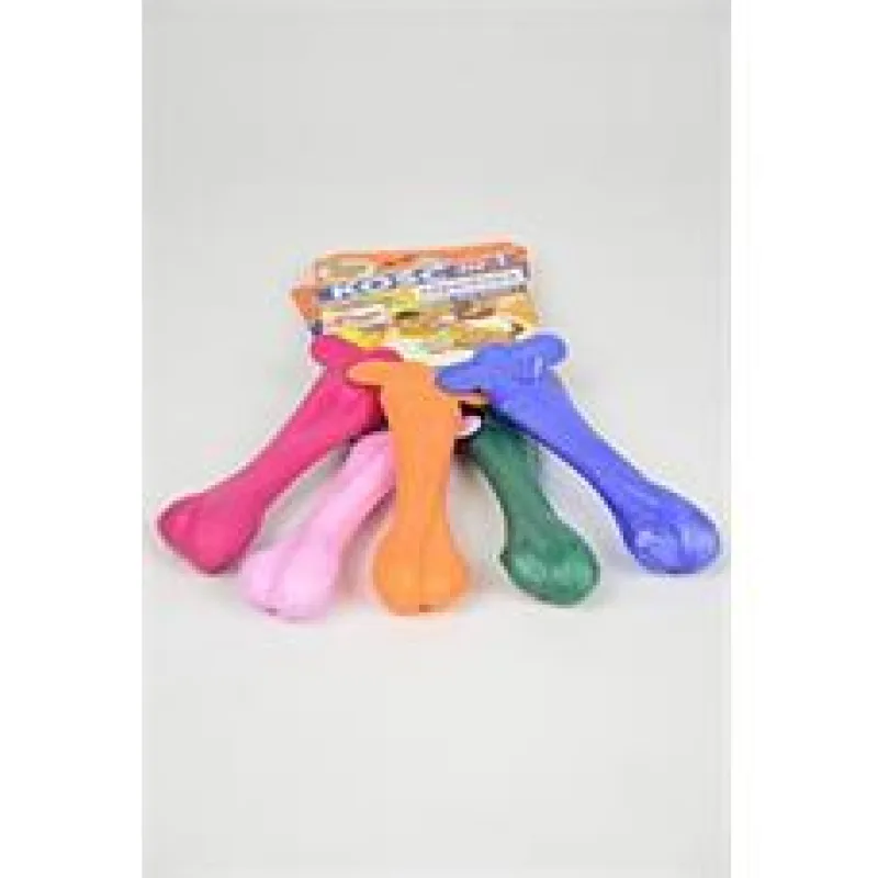 Hračka pes Kost Vanilková plovací střední 13 cm