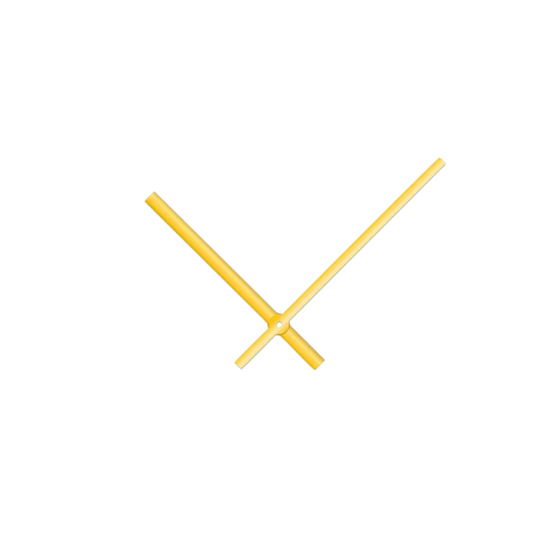 Zlaté rovné hliníkové ručičky na hodiny 145 mm | 113 mm APH015G