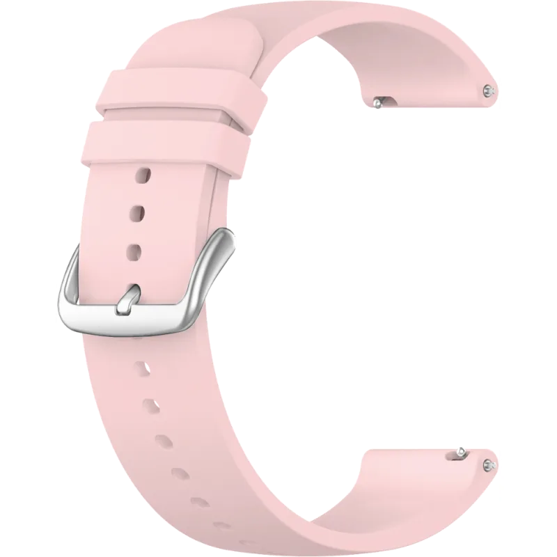 LAVVU Světle růžový silikonový řemínek na hodinky - 14 LS00P14