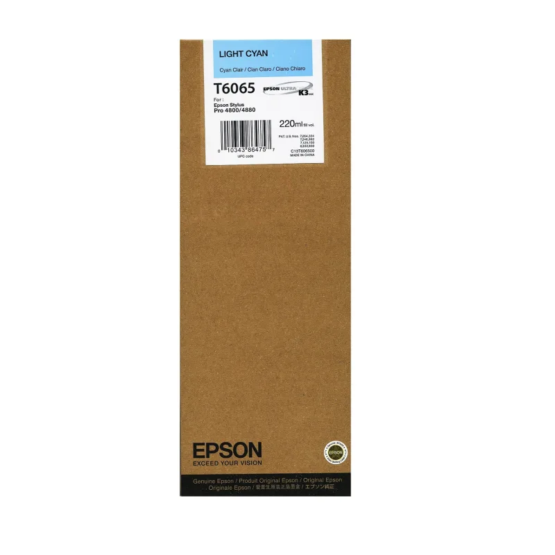 Epson T606 Light Cyan 220 ml C13T606500