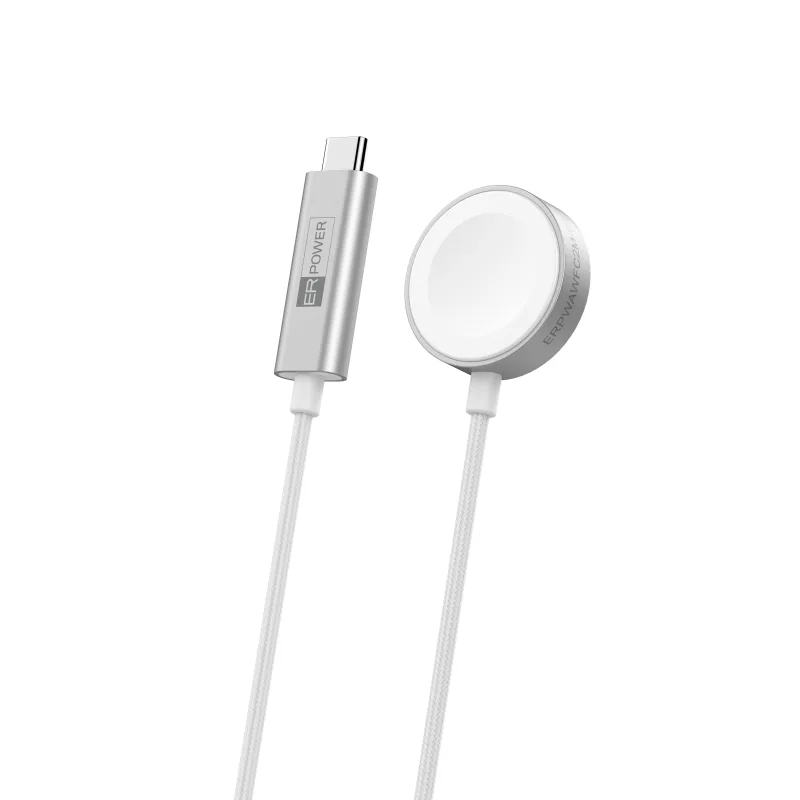 ER POWER MFW 7, 5W nabíjačka pre Apple Watch - biela ERPWAWFC2M-WH
