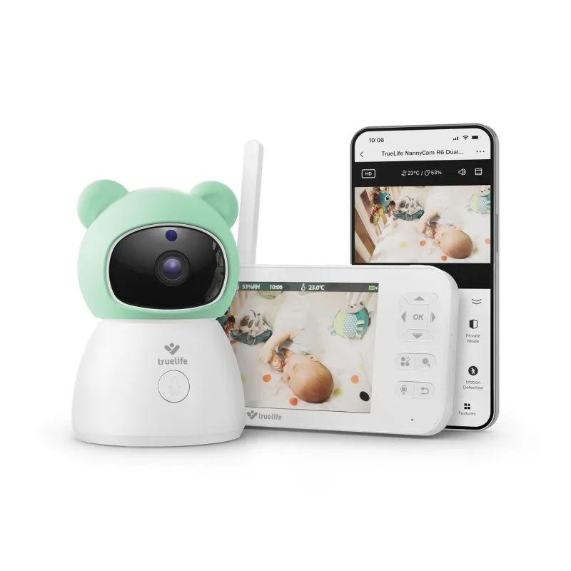 TrueLife NannyCam R6 Dual Smart - digitální video chůvička TLVMMNCR6DSWA